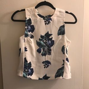 H&M floral sleeveless blouse